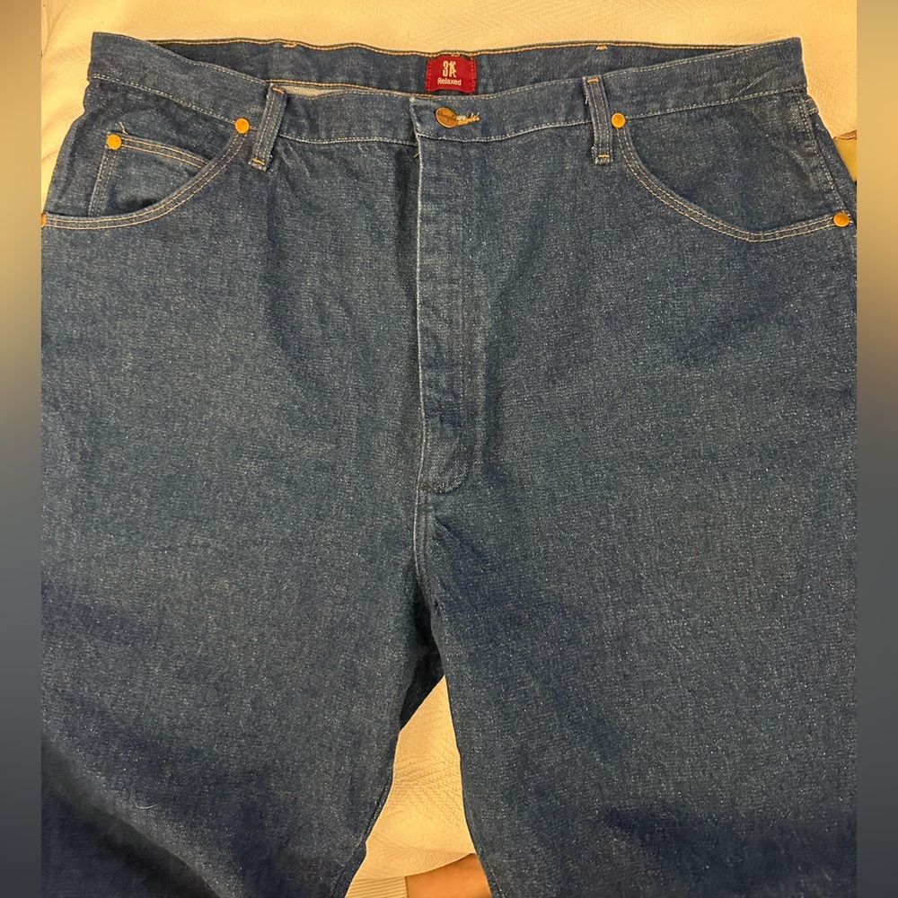 Wrangler 3K Relaxed Fit Blue Jeans